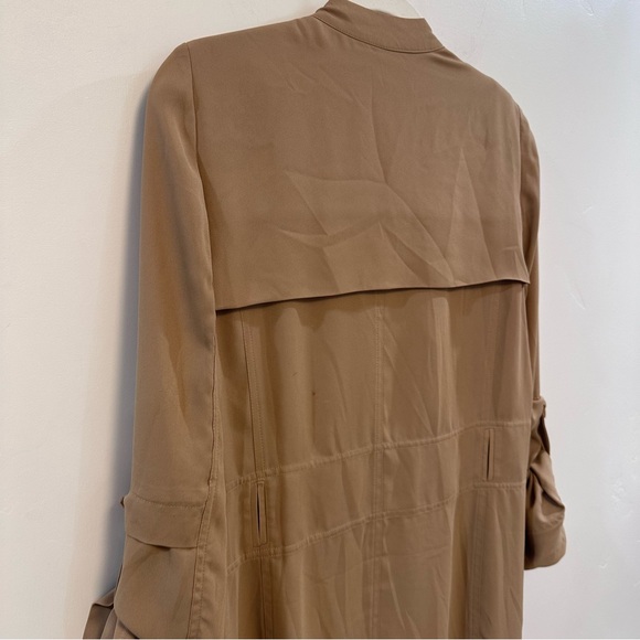 ARITZIA QUINCEY TRENCH in Camel Size small - Picture 7 of 11